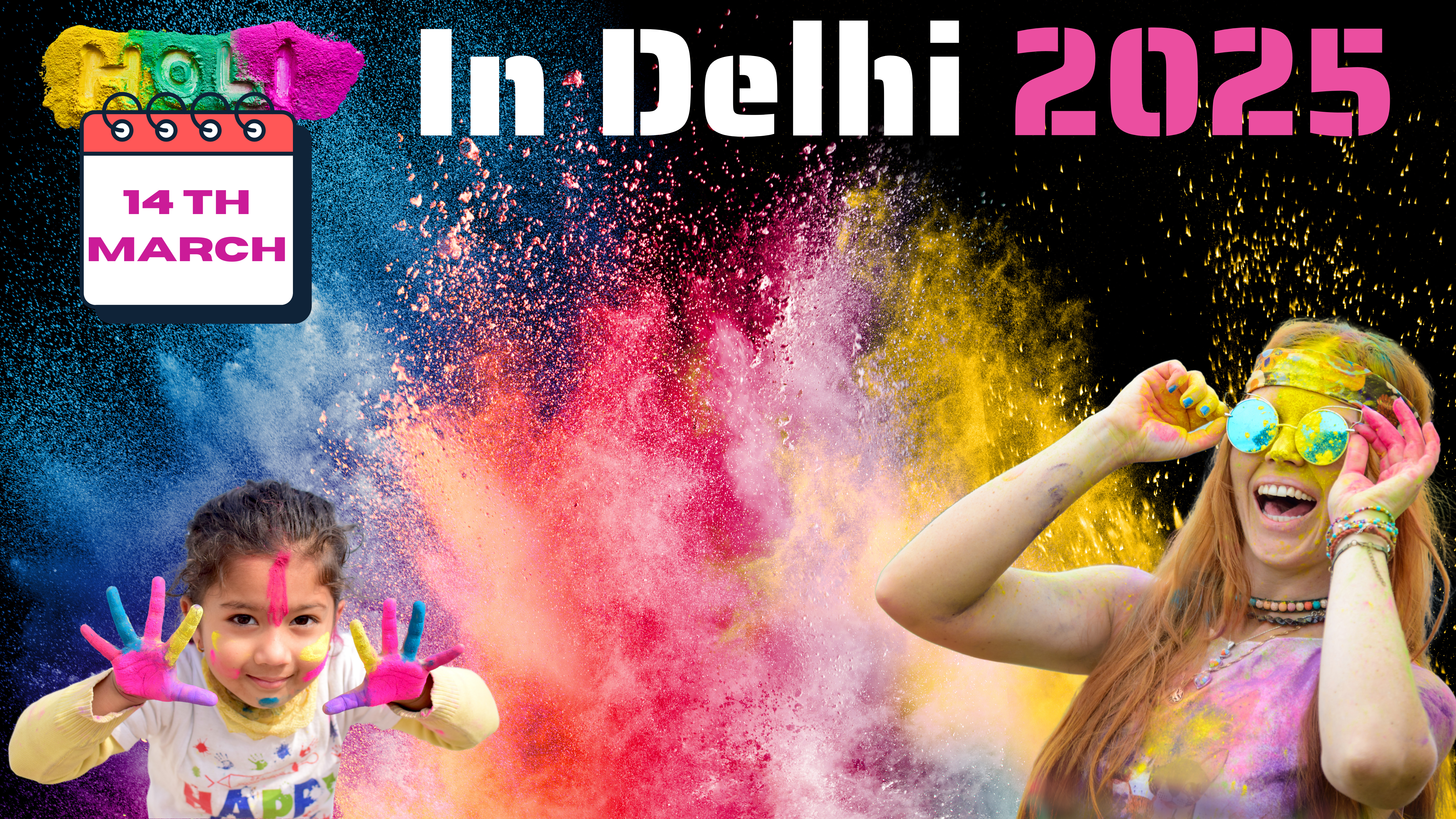 Holi Celebration in Delhi 2025