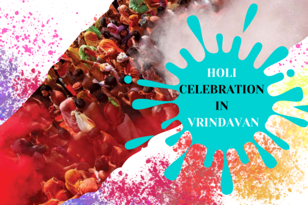 Holi celebration in Vrindavan 2025